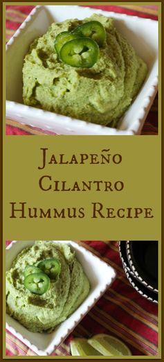 Jalapeño Cilantro Hummus