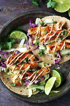 Jamaican Jerk Chicken Tacos