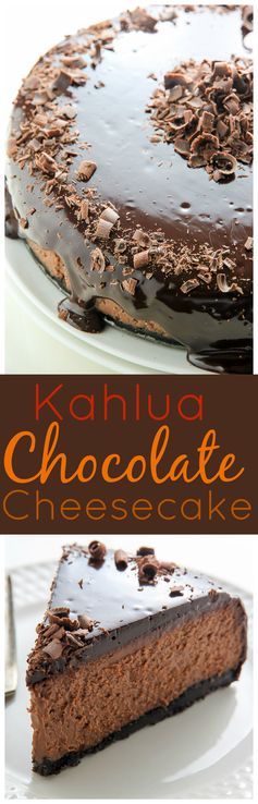 Kahlua Chocolate Cheesecake