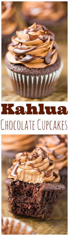 Kahlua Chocolate Cupcakes