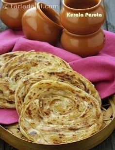 Kerala Parota, Flaky Kerala Paratha