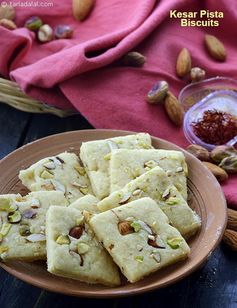 Kesar Pista Biscuits, Kesar Pista Badam Biscuit