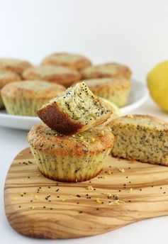 Keto Lemon Poppyseed Muffins