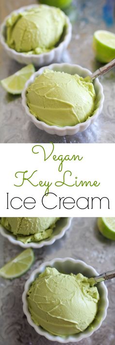 Key Lime Avocado Vegan Ice Cream