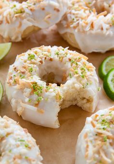 Key Lime Coconut Donuts