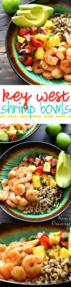 Key West Shrimp Bowls with Mango Salsa