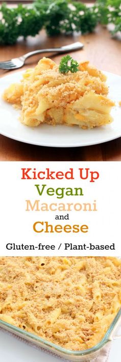 Kicked Up Vegan Macaroni & Cheese (Gluten-free, Plant-based