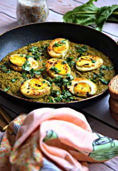 Kolhapuri Green Masala Egg Curry