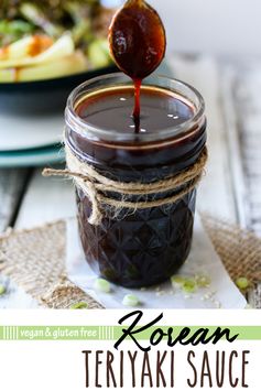 Korean Teriyaki Sauce (vegan, gluten free