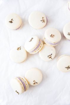 Lavender Coconut Macarons