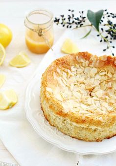 Lemon Almond Ricotta Cake