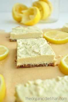 Lemon Bars (Raw, Vegan, Paleo