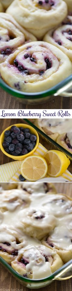 Lemon Blueberry Sweet Rolls