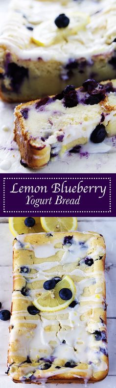 Lemon Blueberry Yogurt Bread