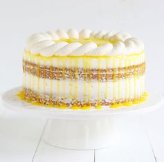 Lemon Cake with Lemon Curd