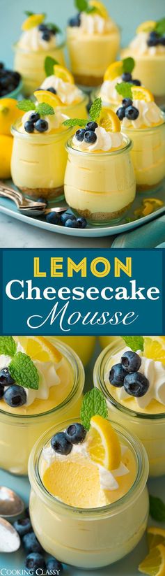 Lemon Cheesecake Mousse