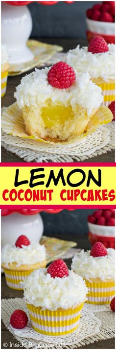 Lemon Coconut Cupcakes