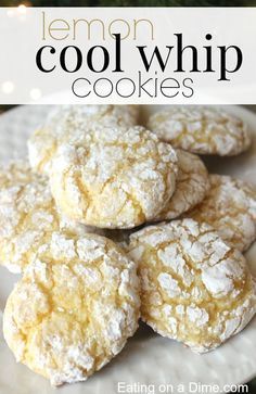 Lemon Cool Whip Cookies