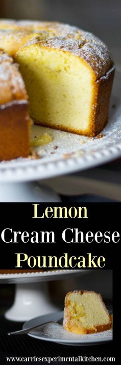 Lemon Cream Cheese Poundcake