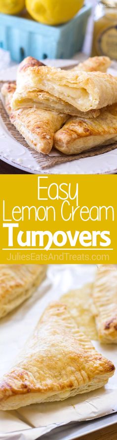 Lemon Cream Turnovers