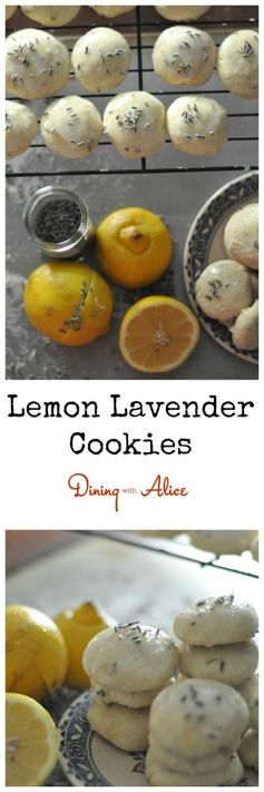 Lemon Lavender Cookies with Lemon Glaze