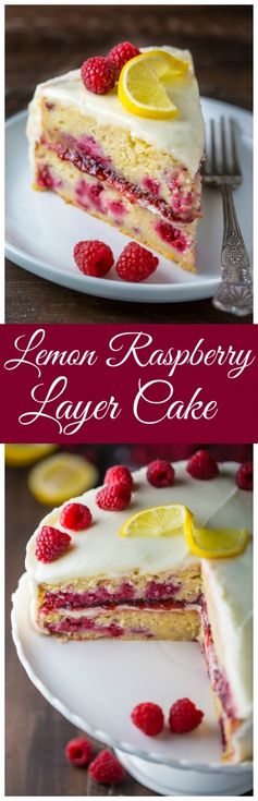 Lemon Raspberry Cake