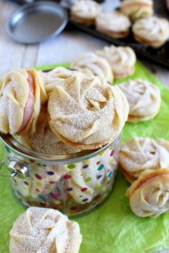 Lemon Raspberry Spritz Cookie