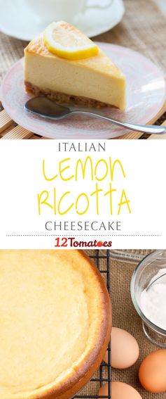 Lemon Ricotta Cheesecake