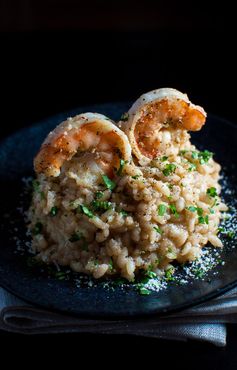 Lemon Risotto with Shrimp