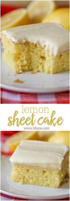 Lemon Sheet Cake