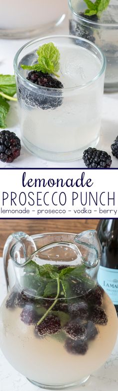 Lemonade Prosecco Punch