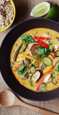 Lemongrass and Coconut Curry with Summer Vegetables