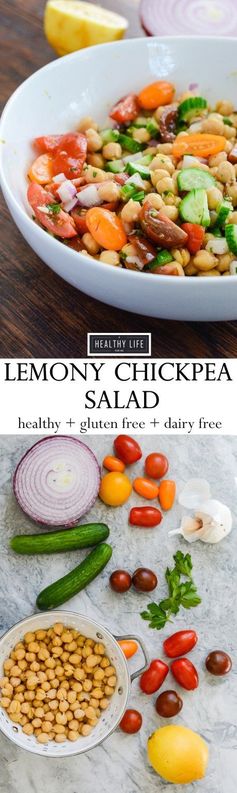 Lemony Chickpea Salad