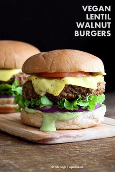 Lentil Walnut Burgers