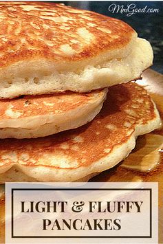 Light and Fluffy Homemade Pancakes…best recipe ever