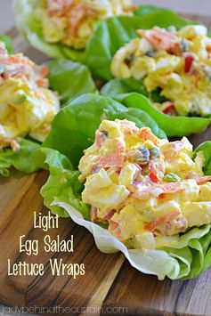 Light Egg Salad Wraps