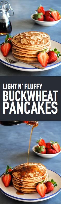 Light + Fluffy Buckwheat Pancakes