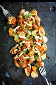 Lightened Up Patatas Bravas (Spanish Potatoes