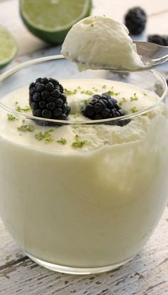 Lime White Chocolate Mousse