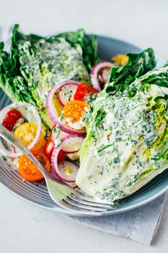 Little Gem Wedge Salad with Herb Dressing