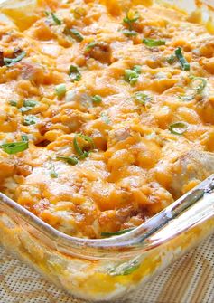 Loaded Baked Chicken Potato Casserole