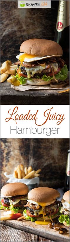 Loaded Beef Hamburgers