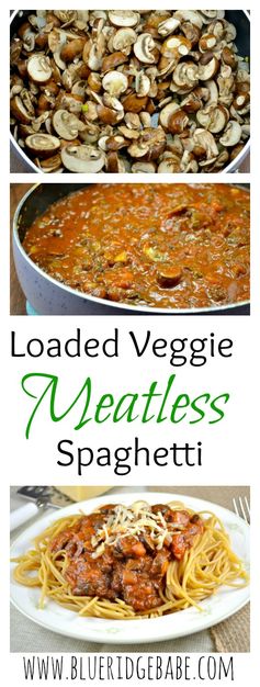 Loaded Veggie Meatless Spaghetti