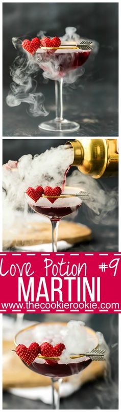 Love Potion #9 Martini (Triple Berry Martini