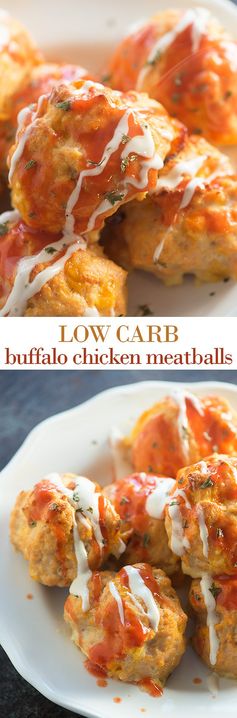 Low Carb Buffalo Chicken Meatballs
