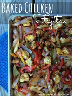 Low Carb Chicken Recipes: Baked Chicken Fajitas