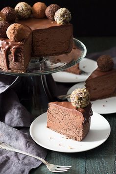 Low Carb Chocolate Truffle Cheesecake