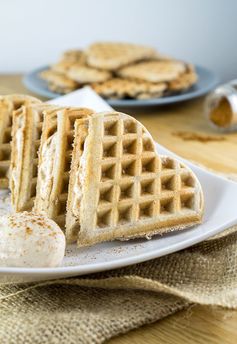 Low Carb Cinnamon Roll Waffle