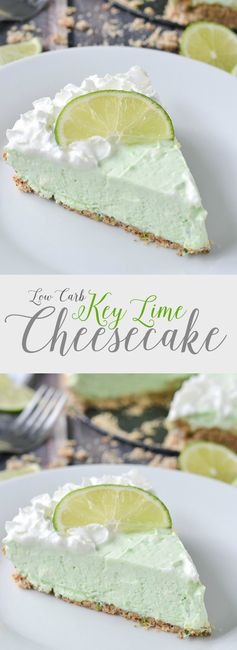 Low Carb Key Lime Cheesecake