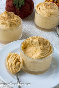 Low Carb Pumpkin Cheesecake Mousse